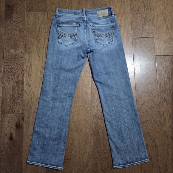 BKE Jeans Mens 32x32 Blue Jake Straight Light Wash Mid Rise Stretch Denim - Picture 5 of 8